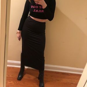 Y2K midi skirt!